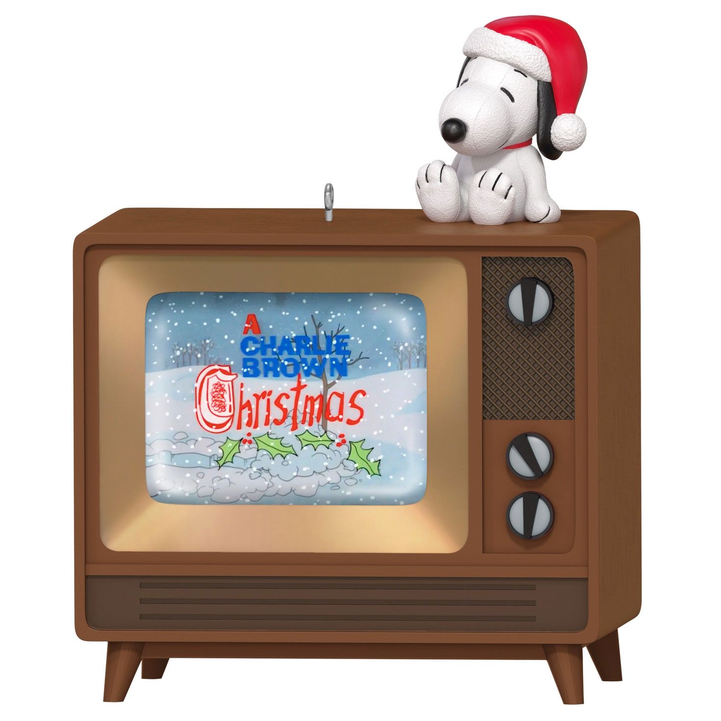 Hallmark The Peanuts® Gang A Charlie Brown Christmas Ornament With Video, Light and Sound