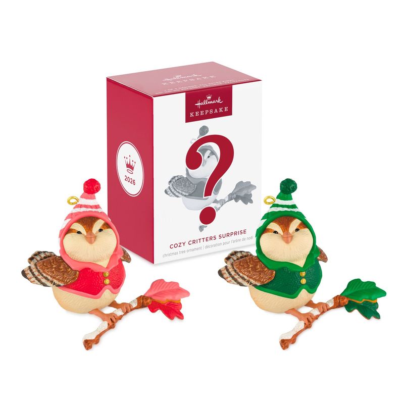 Hallmark Cozy Critters Mystery Ornament