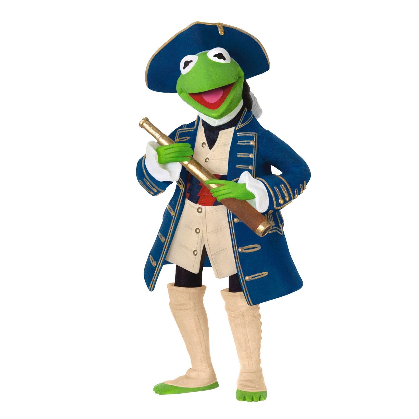 Hallmark Disney Muppet Treasure Island 30th Anniversary Kermit as Captain Smollett Ornament