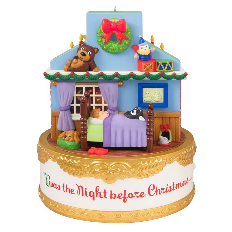 Hallmark The Night Before Christmas Ornament With Light, Sound and Motion