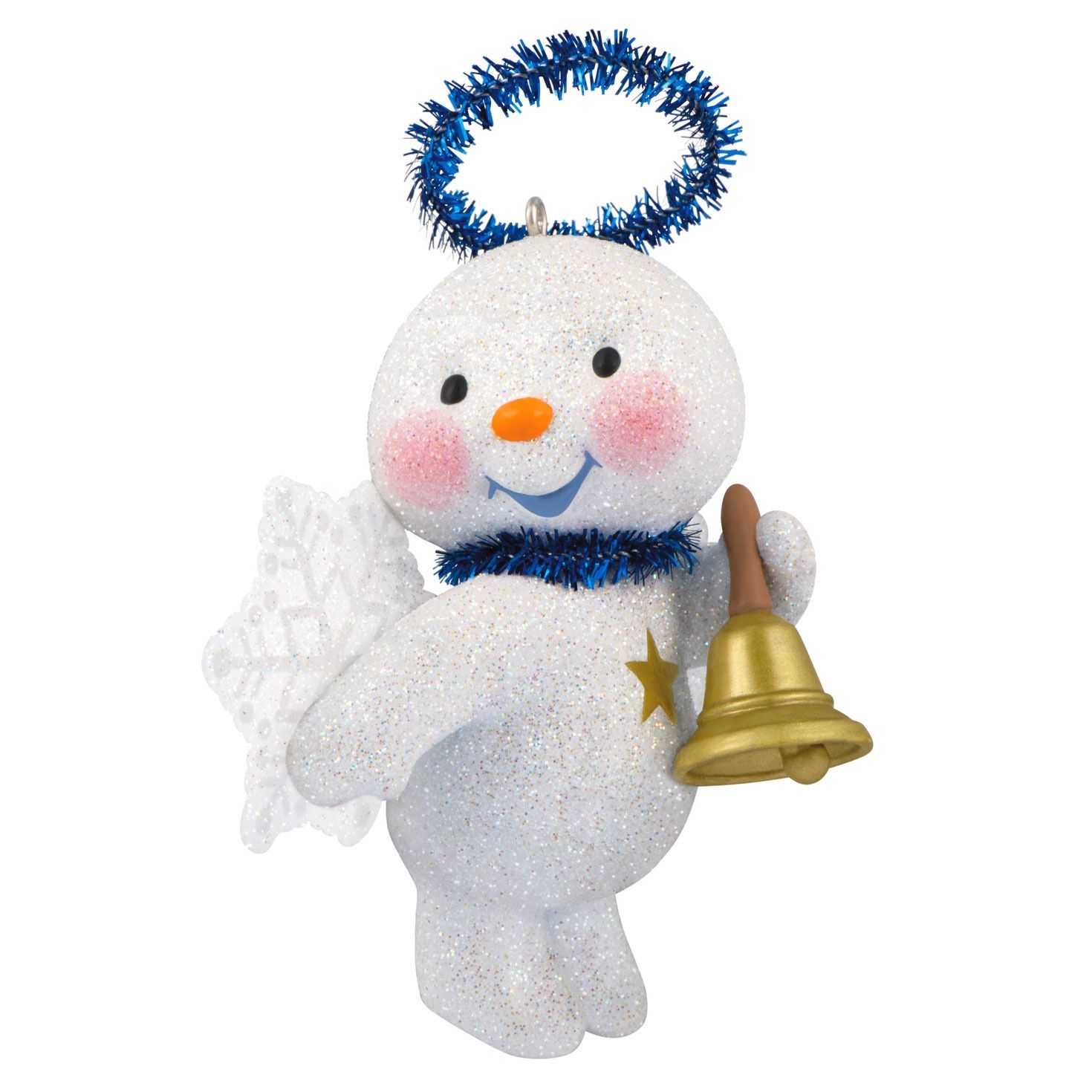 Hallmark Cute Snow Angel With Bell Ornament