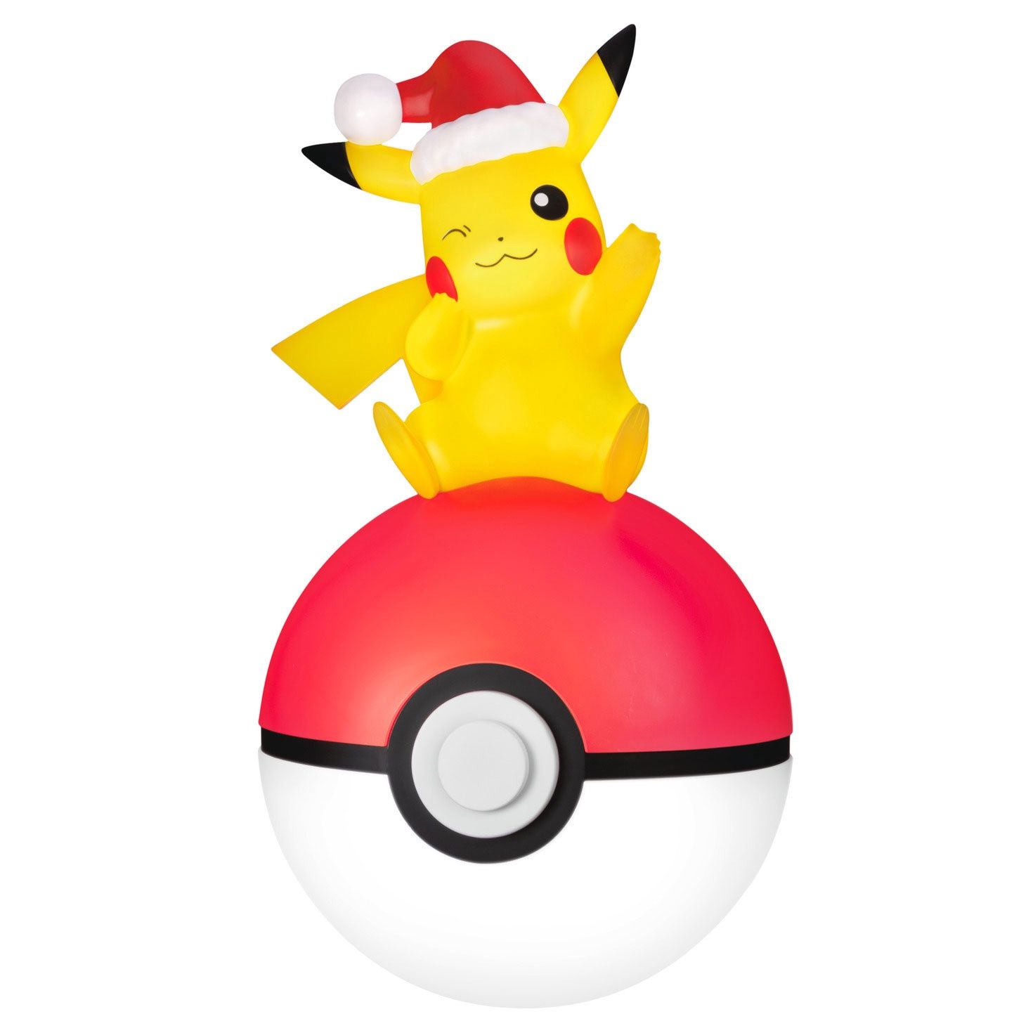 Hallmark Pokémon Holiday Pikachu Tree Topper With Light, 13.5"