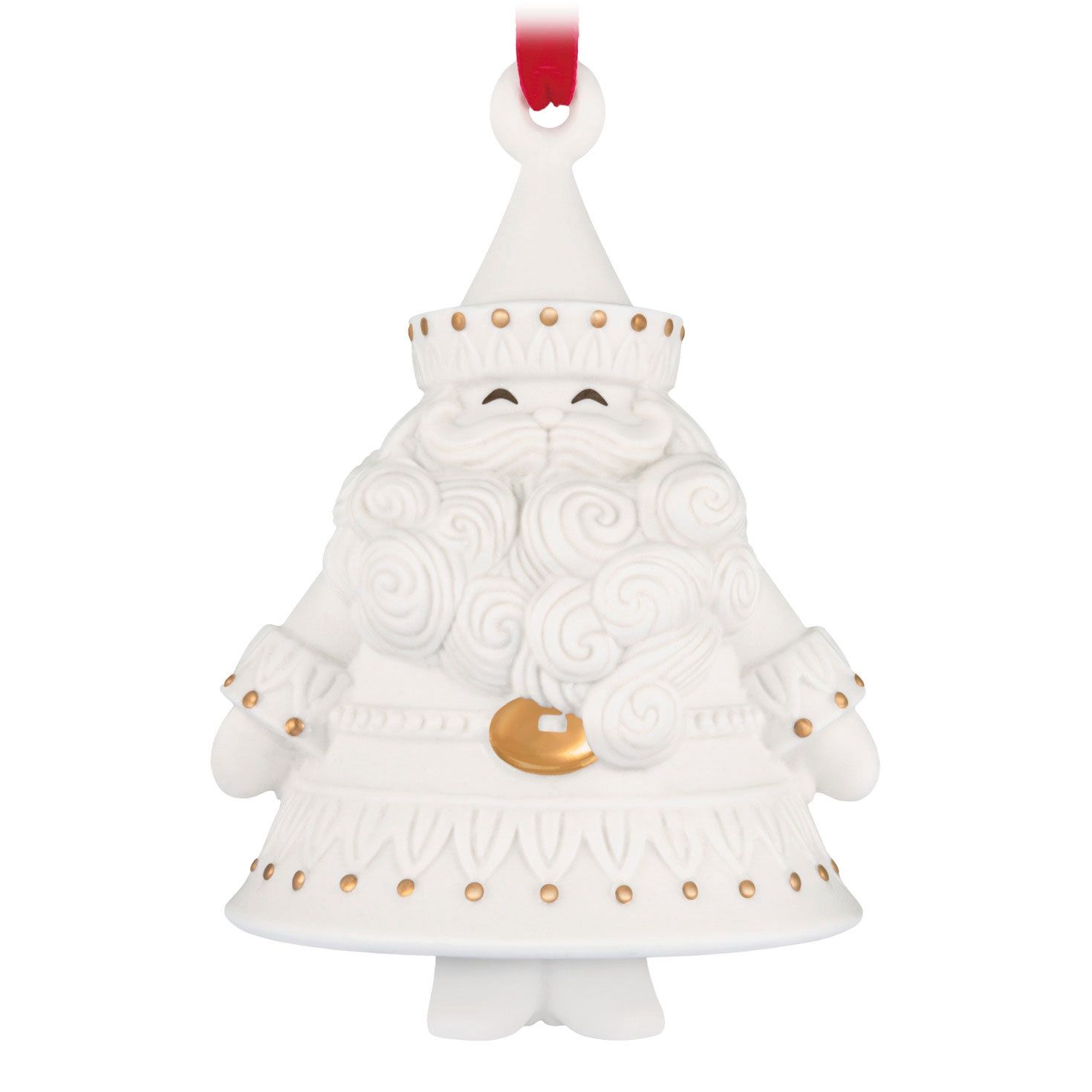 Hallmark Stunning Santas Porcelain Ornament