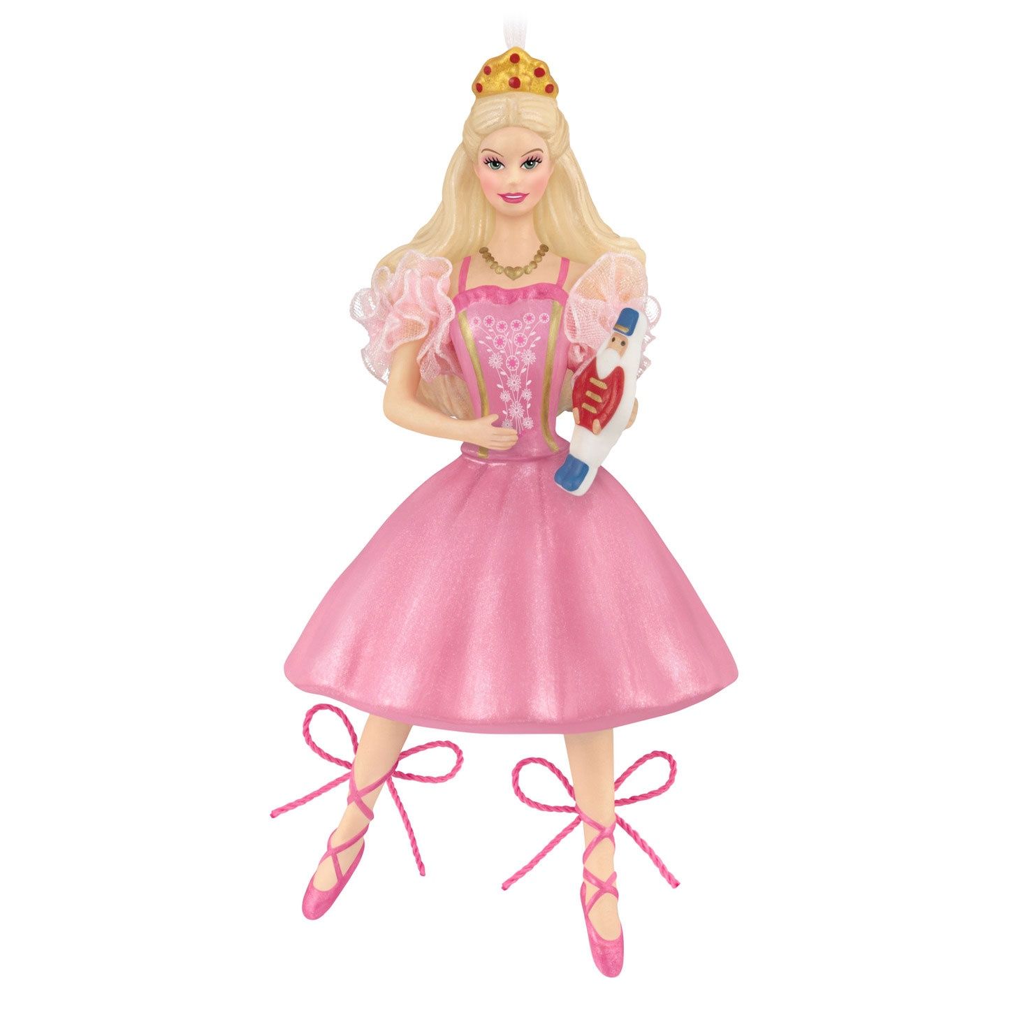 Hallmark Barbie™ in the Nutcracker™ 25th Anniversary Porcelain and Fabric Ornament