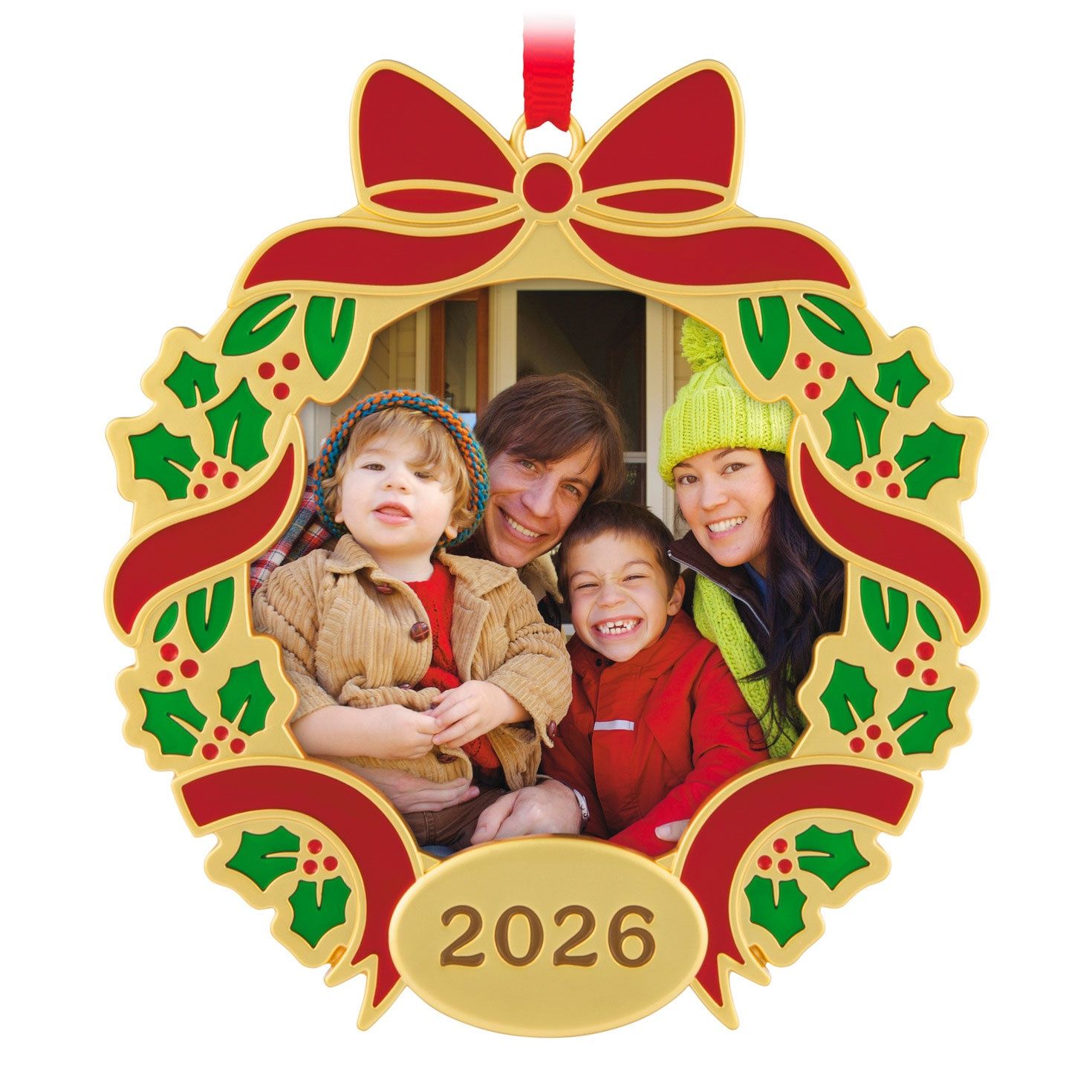 Hallmark Our Family Christmas 2026 Photo Frame Metal Ornament