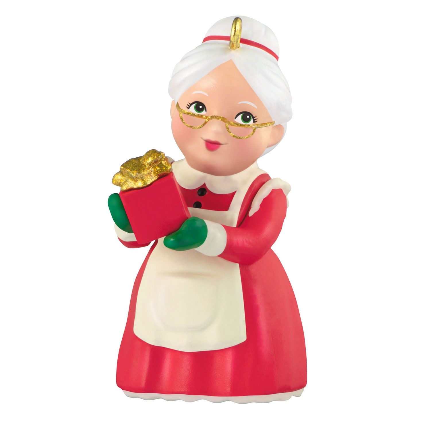 Mini Sweet Mrs. Claus Ornament, 1.5"