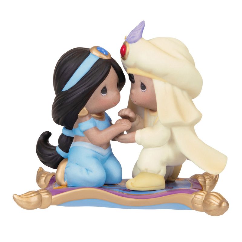 Hallmark Disney Precious Moments Aladdin and Jasmine Porcelain Ornament