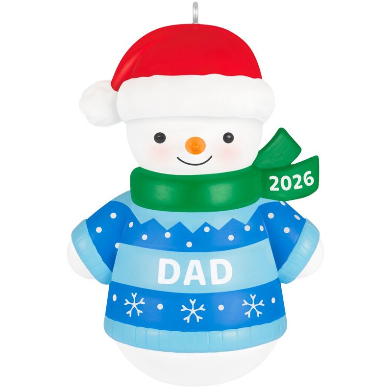 Hallmark Dad Snowman 2026 Ornament