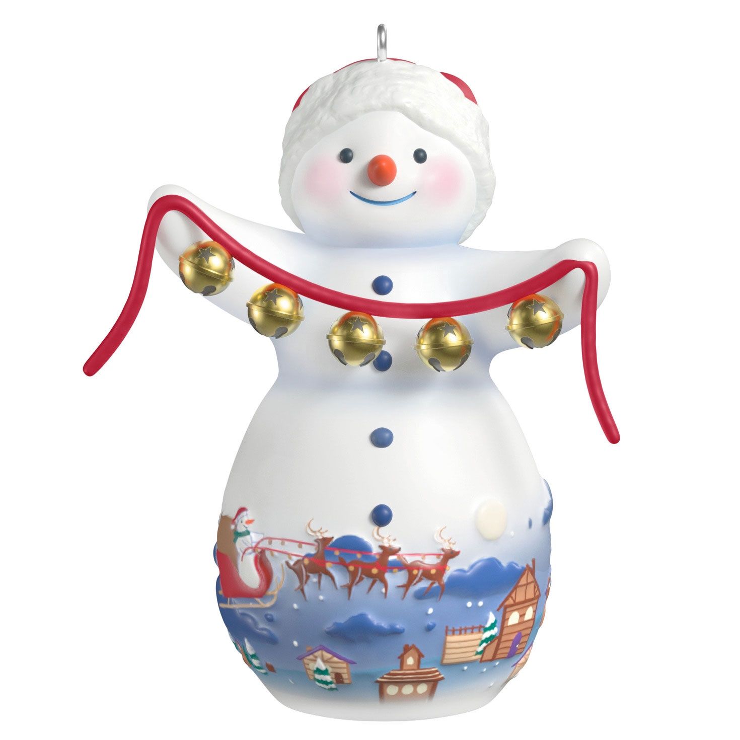 Hallmark Snowtop Lodge Belle V. Holliday Porcelain Ornament