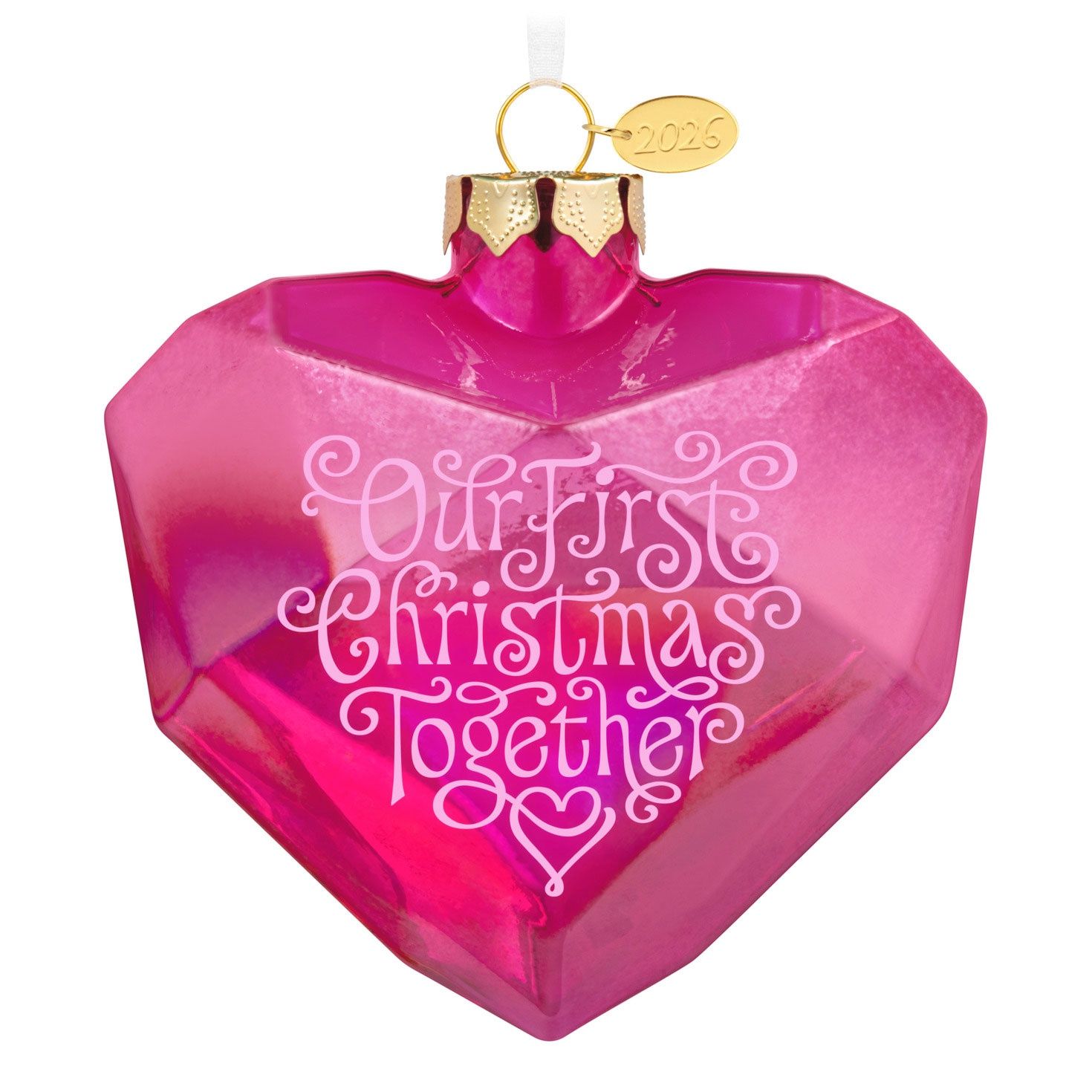 Hallmark Our First Christmas Together 2026 Glass Ornament