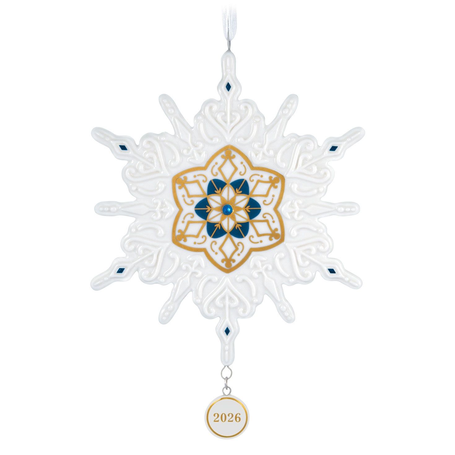 Hallmark Snowflake 2026 Porcelain Ornament