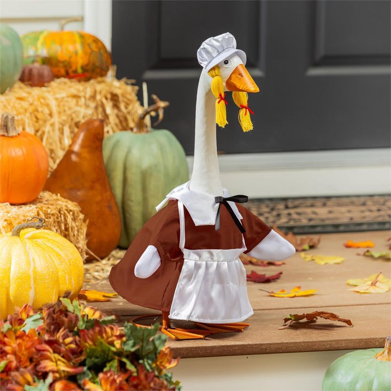 Harvest Pilgrim Lady - Porch Goose Outfit