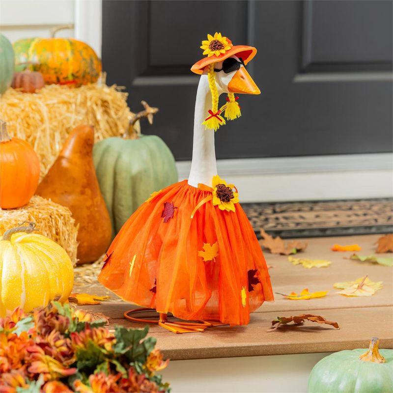 Fall Leaf Dress - Porch Goose Outfit