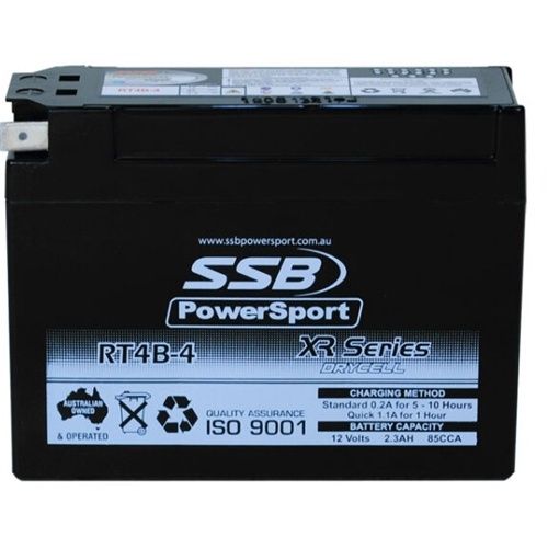 SSB RT4B-4 XR Series Motorcycle Battery