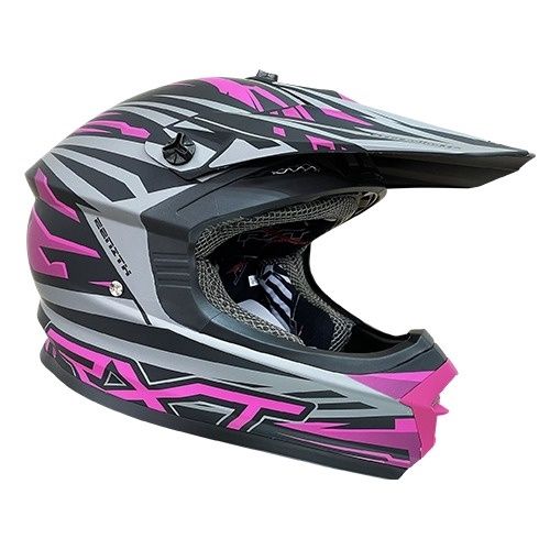 Helmet Zeneth3 Matt black/Magenta Small