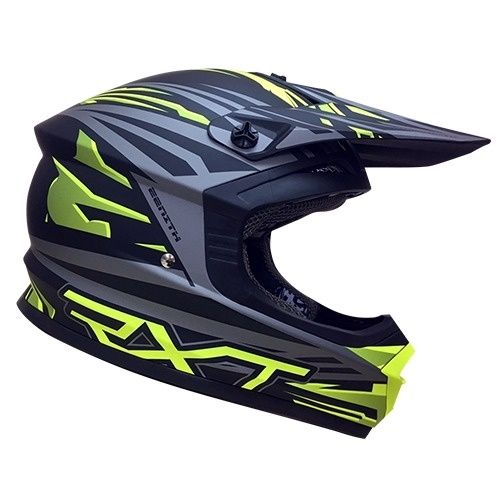 Helmet Mat Black/Fluro Yellow Medium