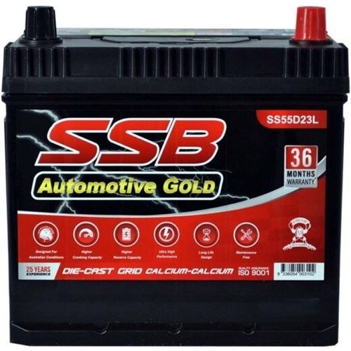 SSB SS55D23L Gold MF Car Battery