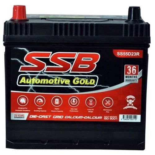 SSB SS55D23R Gold MF Car Battery