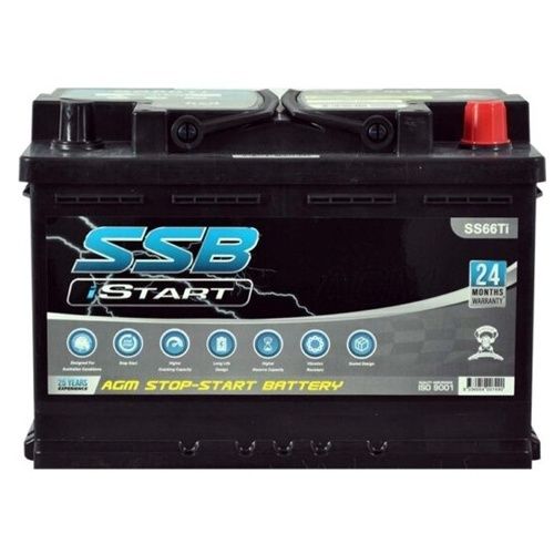 SSB Stop Start VRLA (AGM) Battery (SS66Ti)