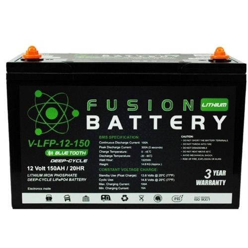 Fusion Lithium 150 AH 12V Deep Cycle Battery
