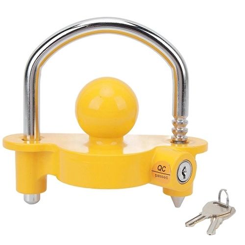 Autoking Trailer lock yellow with keys