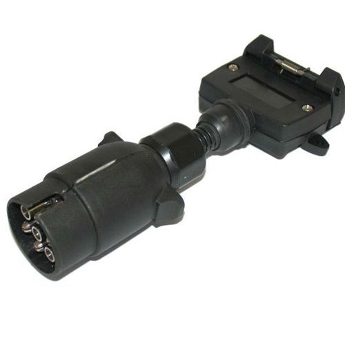 Autoking Trailer Adaptor 7p flat to 7p round