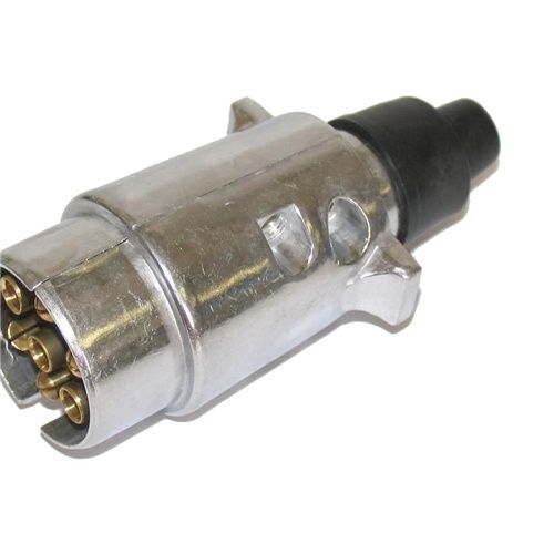 Autoking Trailer plug 7 pin round metal