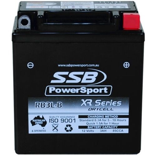 SSB RB3L-B XR Series Motorcycle Battery