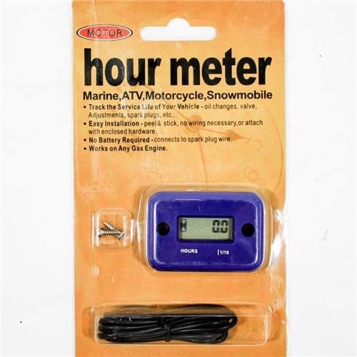 BLUE  Waterproof Hour Meter