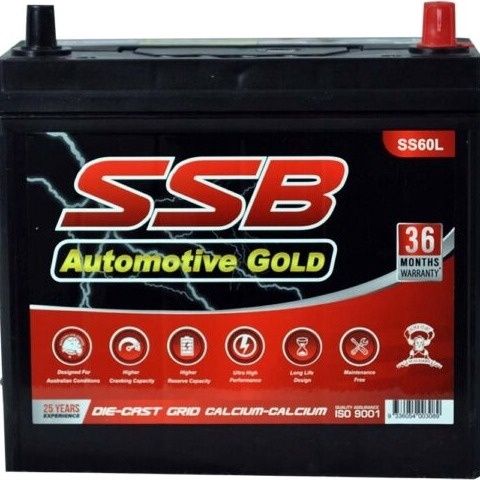 SSB SS60L Gold MF Car Battery