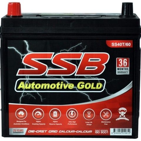 SSB SS40T/60 Gold MF Car Battery