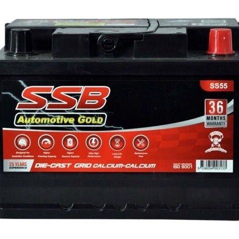 SSB SS55 Gold MF Car Battery