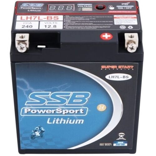 SSB LH7L-BS  Lithium Motorcycle Battery