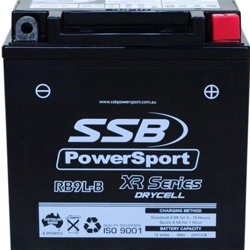 SSB RB9L-B XR Series Motorcycle Battery