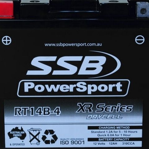 SSB RT14B-4  XR Series Motorcycle Battery