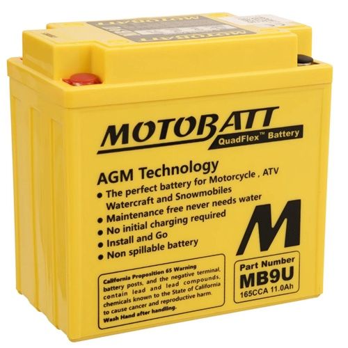Motobatt Battery Quadflex AGM - MB9U