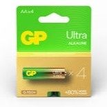 AA Ultra Alkaline Battery Card of 4