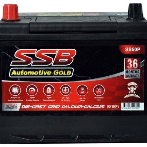 SSB SS50P Gold MF Car Battery