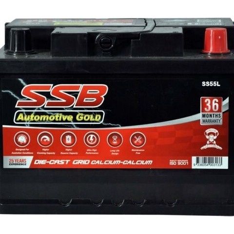 SSB SS55L  Gold MF Car Battery