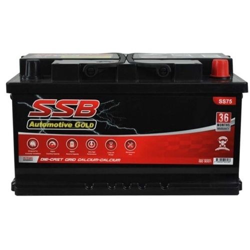 SSB SS75 Gold MF Car Battery