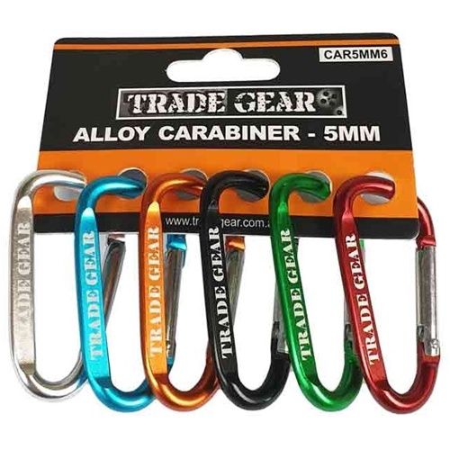 Tradegear Carabiner 7mm 6 pce