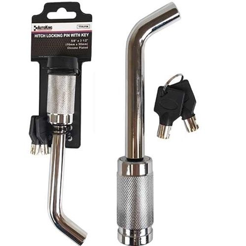 Hitch locking pin with key