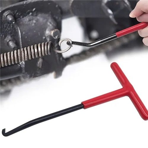 Motorcycle Exhaust Pipe Spring Hook T Shaped Hand-held Puller Repair Tool Universal