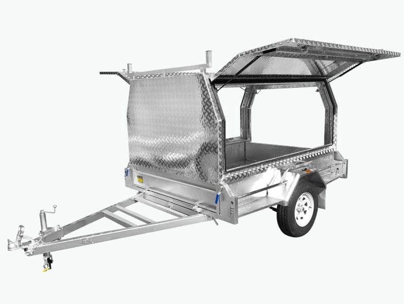 SG Tradies Trailer 7x5 750kg with 12 months rego