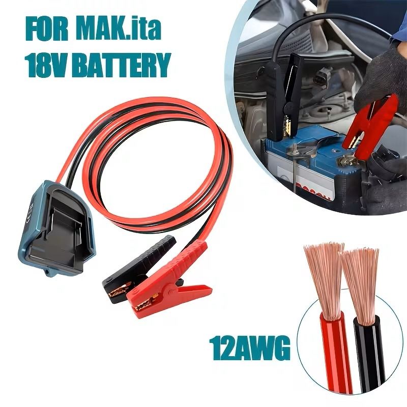 18V Battery Jumper Cable Adapter suit Makita