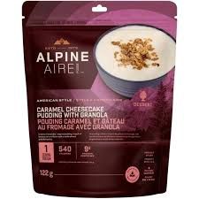 AlpineAire Caramel Cheesecake Pudding With Granola