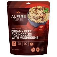 AlpineAire creamy beef &amp; noodles with mushrooms