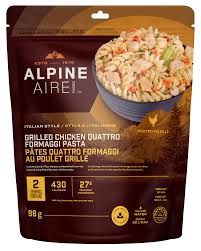 AlpineAire Grilled Chicken Quattro Formaggi pasta