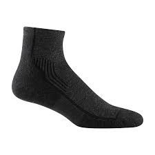 Darn Tough Hiker 1/4 Midweight - Men's, Colour - Darntough: Onyx, Size SML or 2 4 6 8 10: M