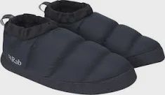 Rab Down Hut Slipper, Colour - RAB: Beluga, Size SML or 2 4 6 8 10: XS